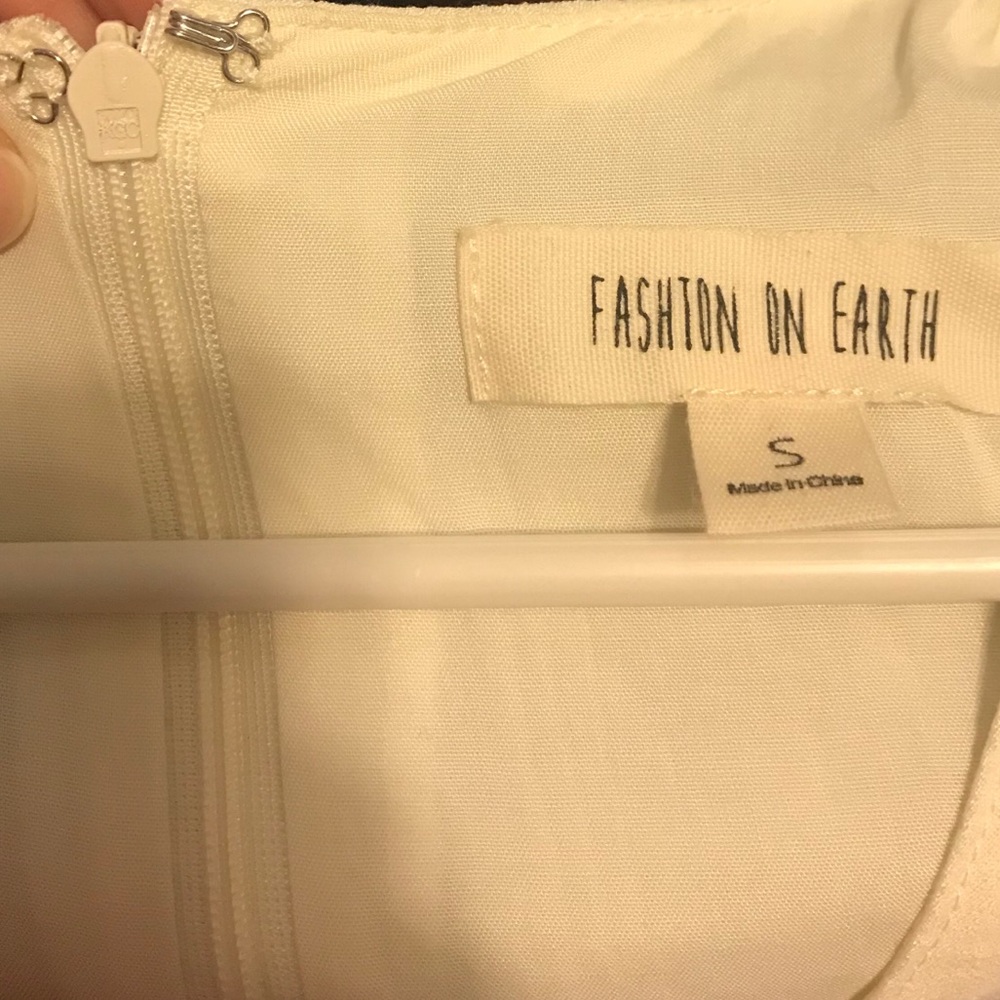 Ivory Button Up Dress - Picture 5 of 5